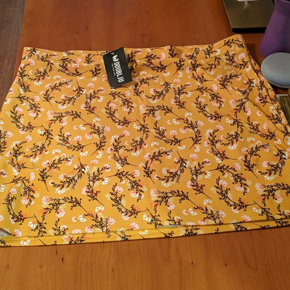 Doublju Floral Skirt
